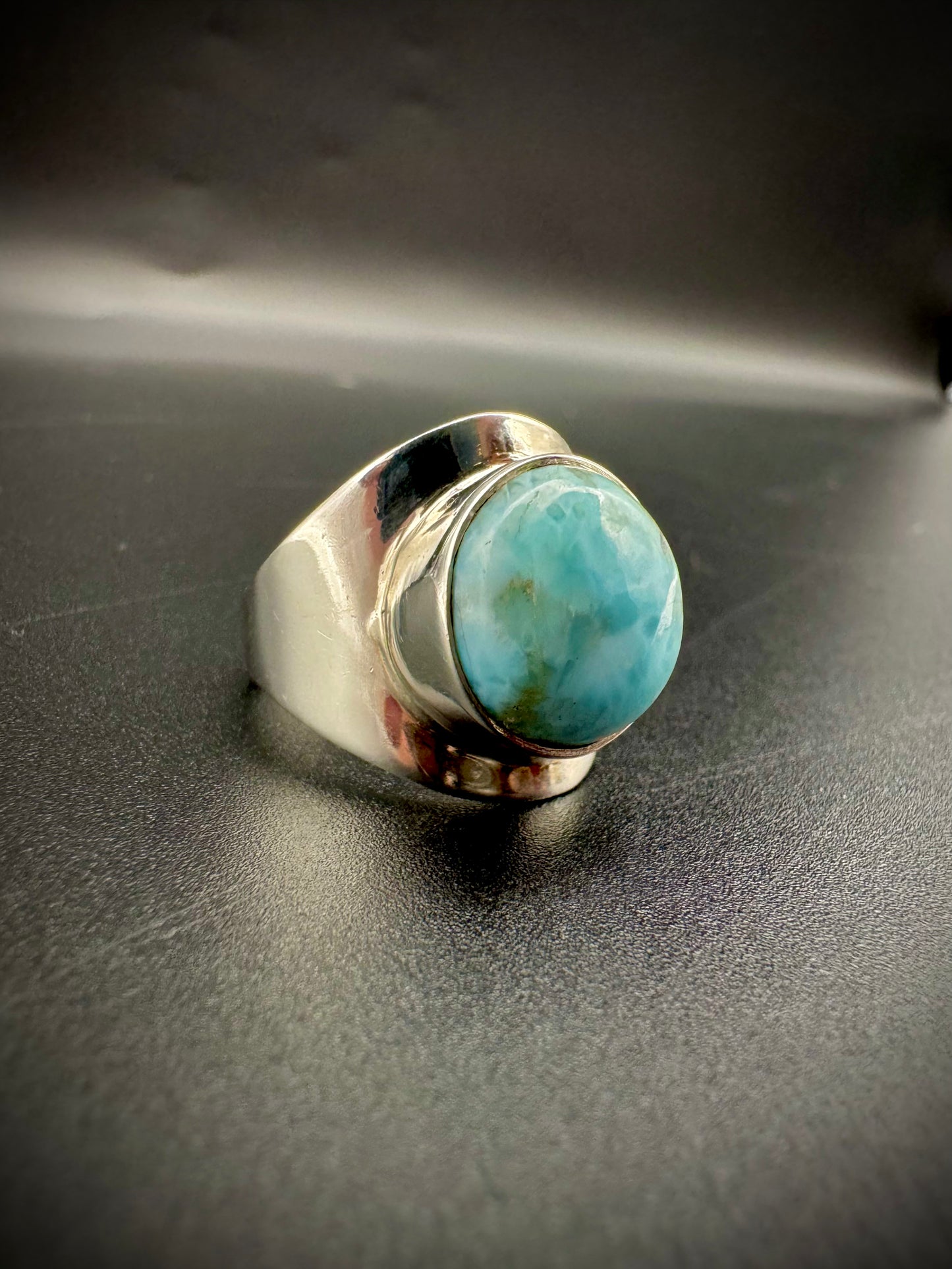 Larimar rounded stone