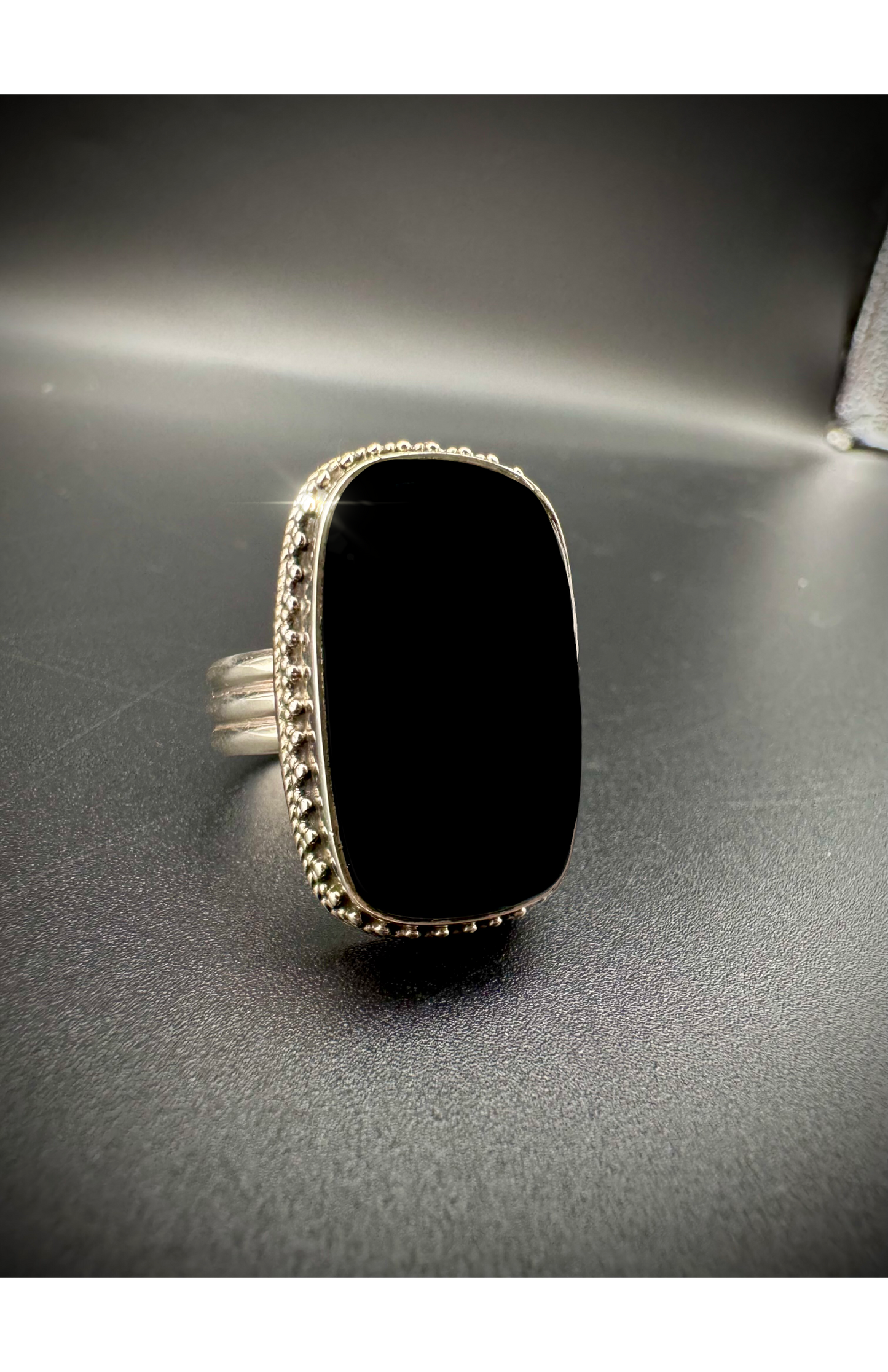 Obsidian black stone