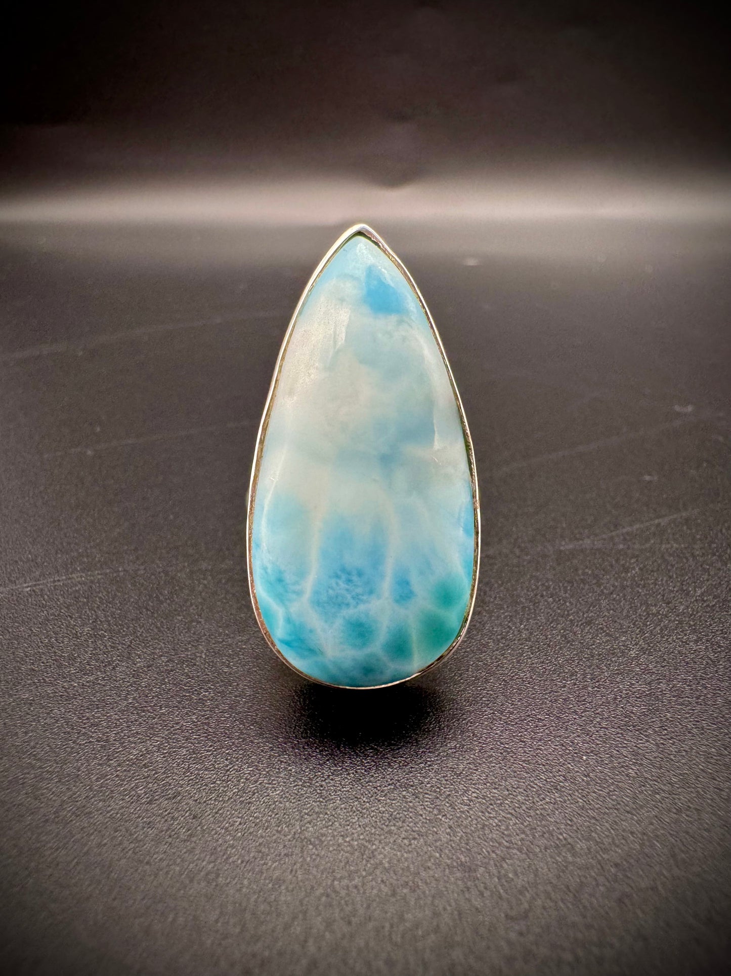 Larimar tear drop stone
