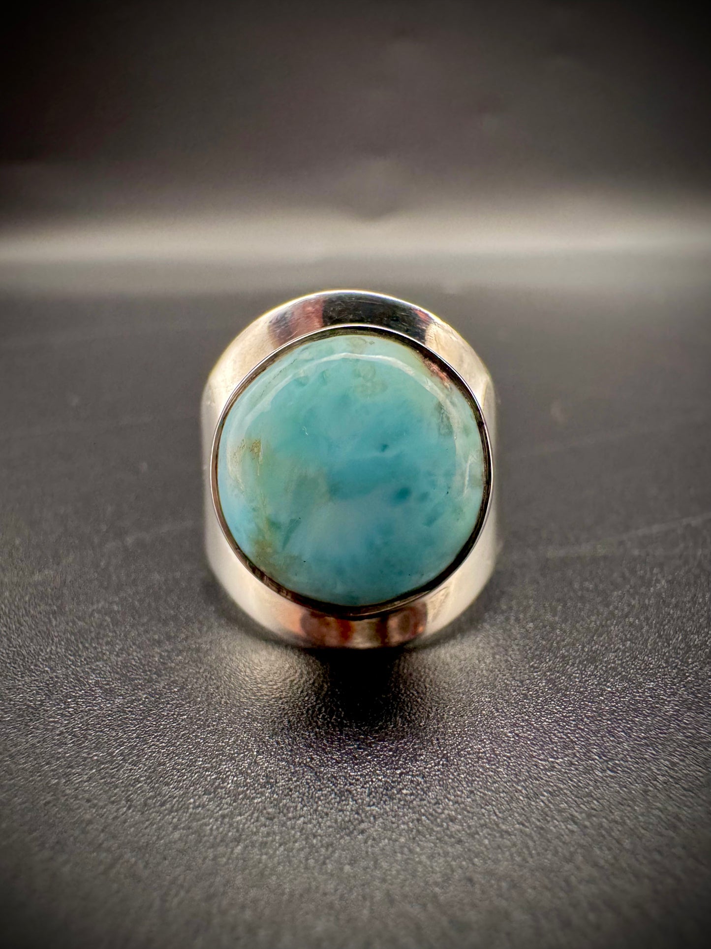 Larimar rounded stone
