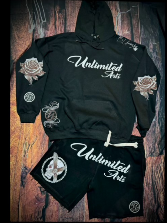 Unlimited Arts Sweat Suit - Shorts and Hoodie