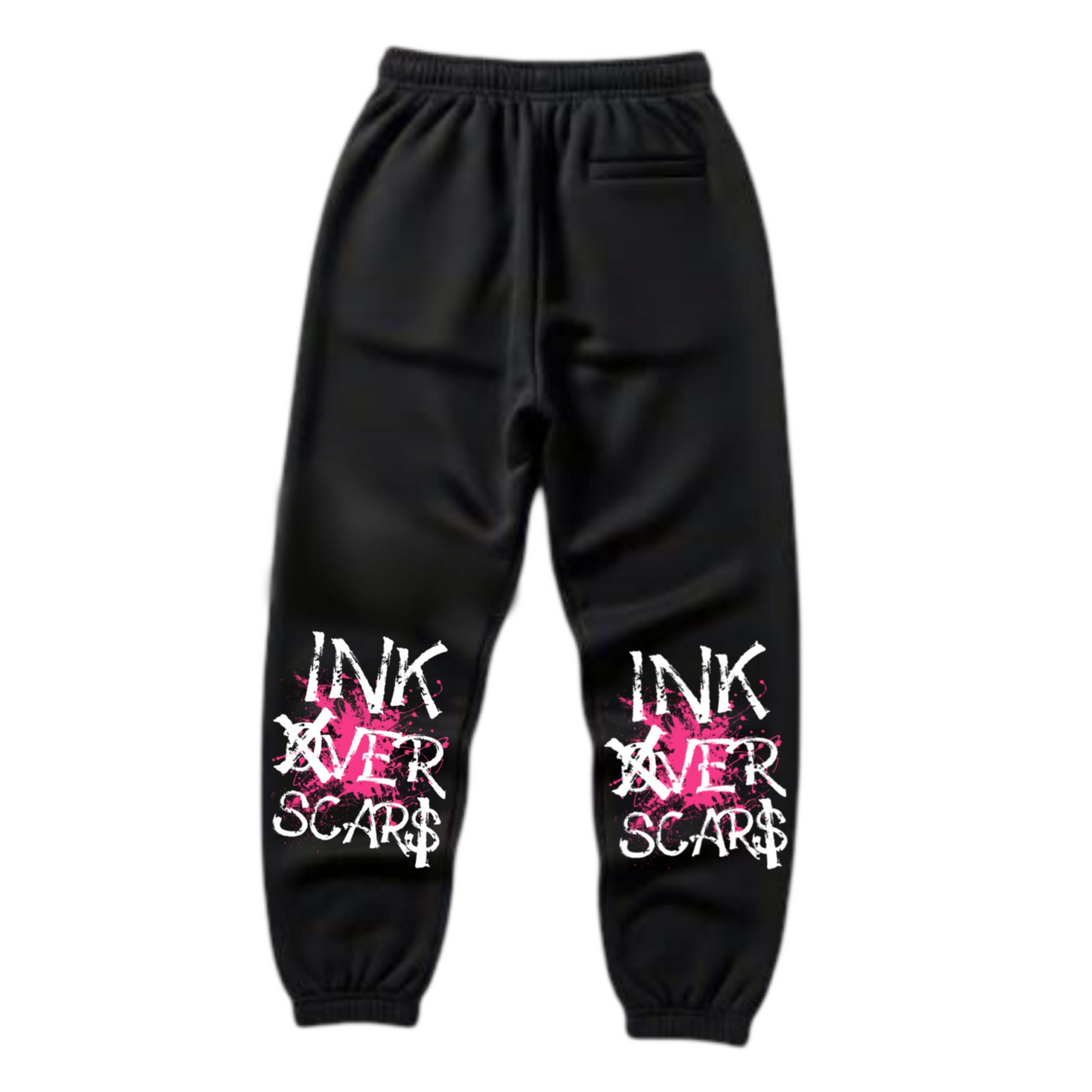 Ink Over Scars Sweatpants- Pink Edition