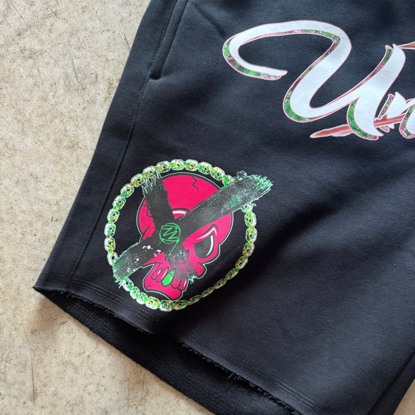 Bonez 'N Blossoms Sweat Shorts
