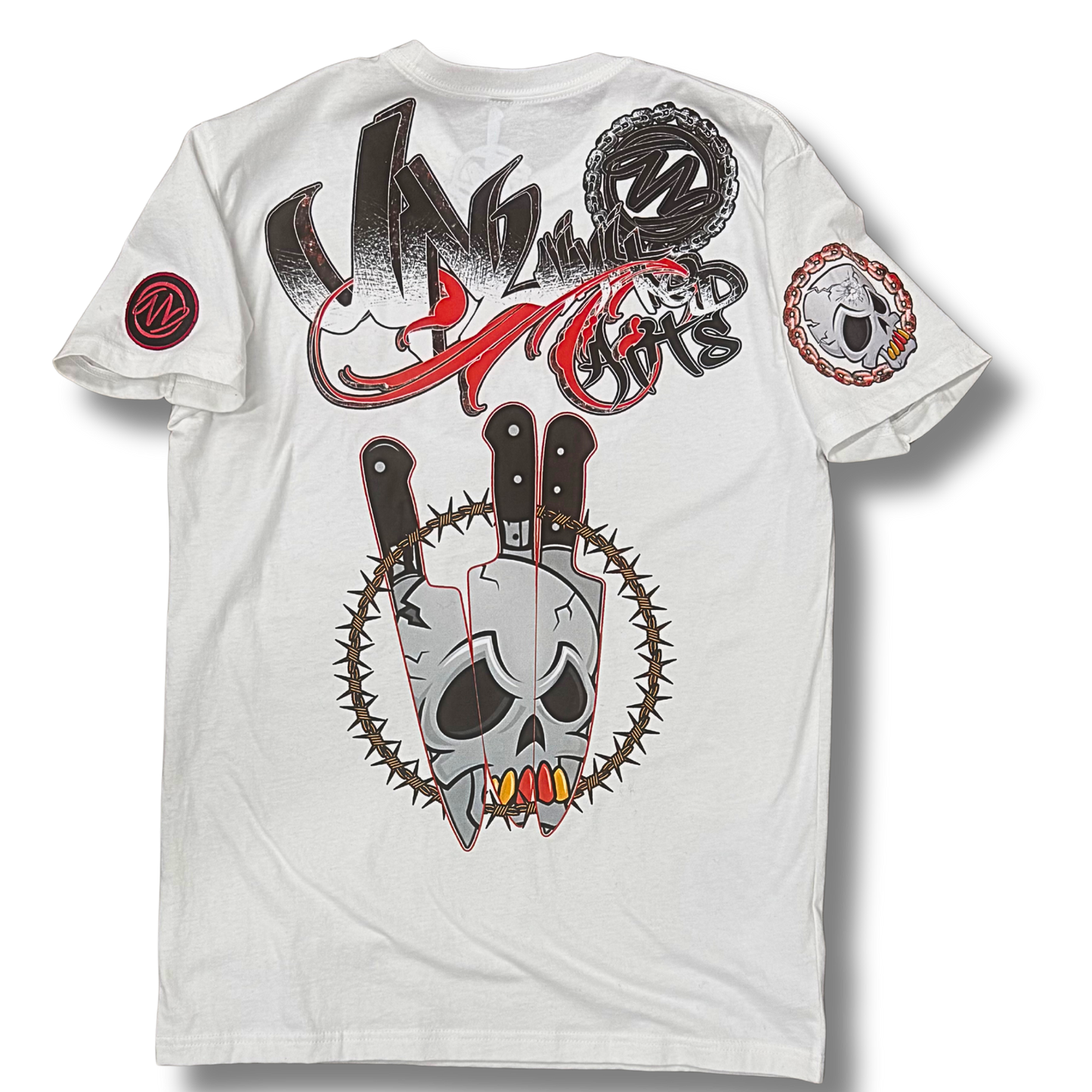 BeArt White Crewneck T-shirt