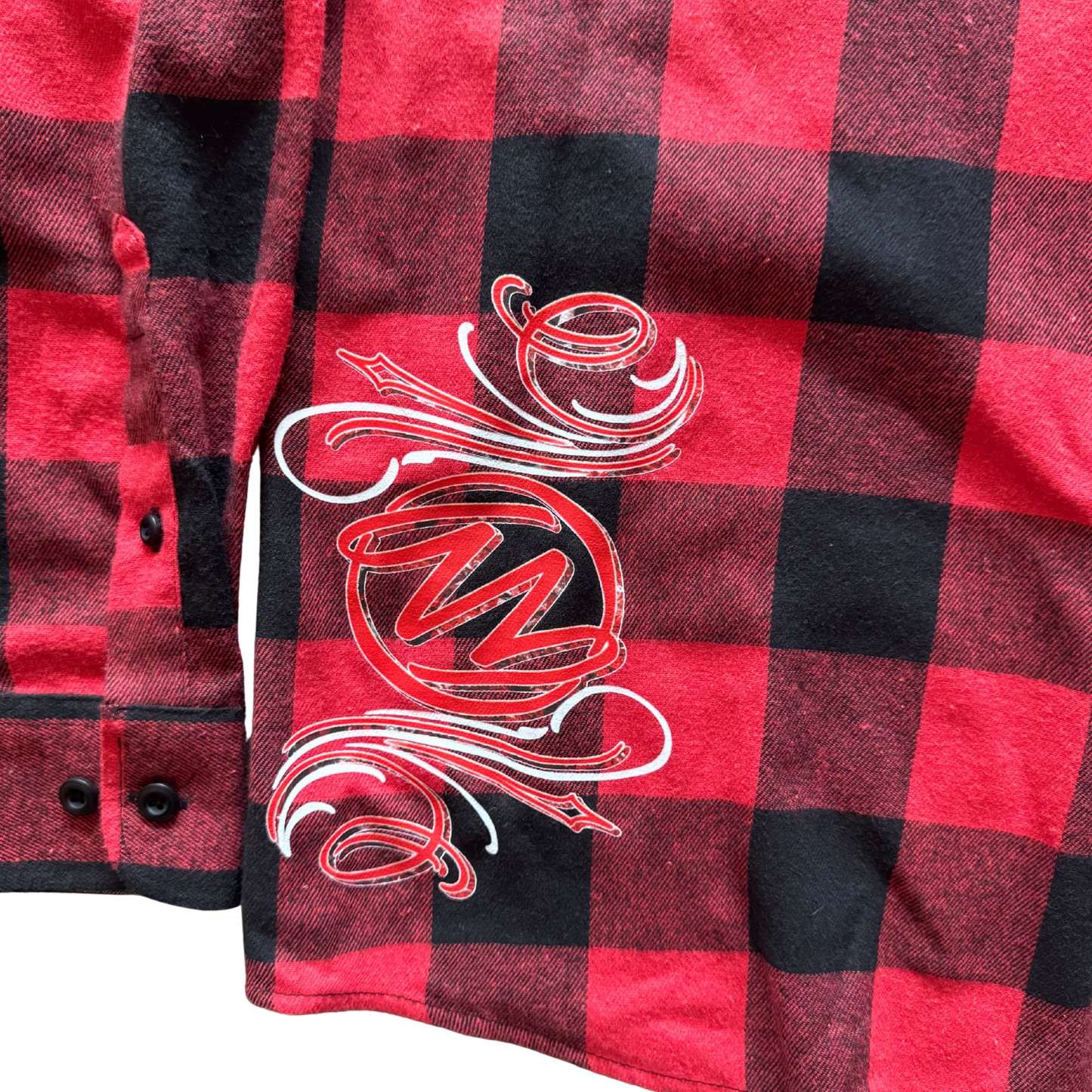 Be Art Buffalo Plaid Flannel- Red and Black