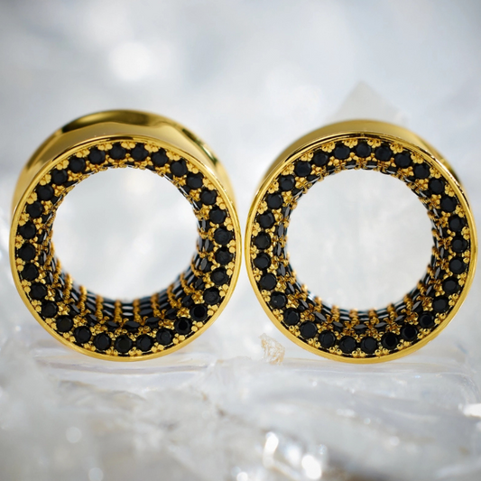 Black Vortex Plugs (2pcs)