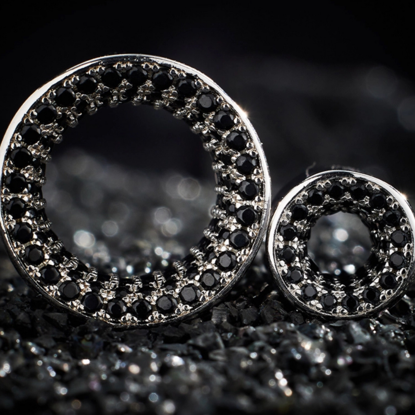 Black Vortex Plugs (2pcs)