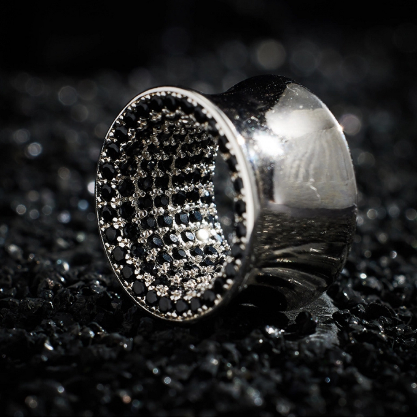 Black Vortex Plugs (2pcs)