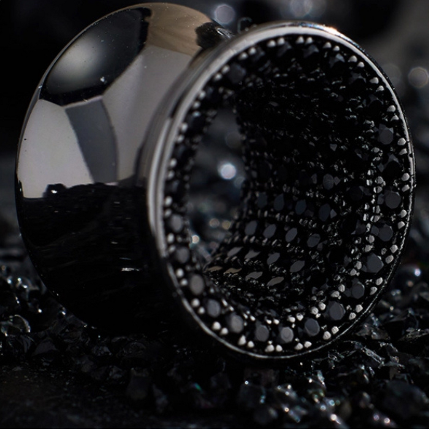 Black Vortex Plugs (2pcs)