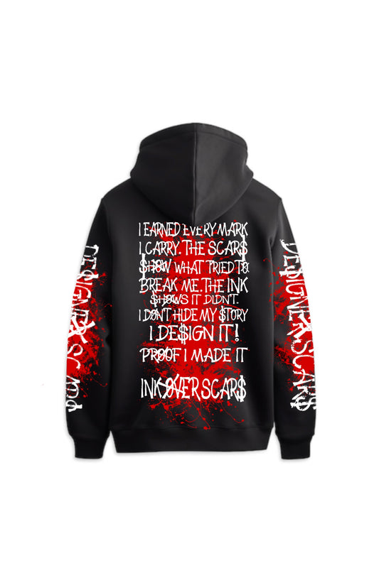 Ink over scars blood red edition