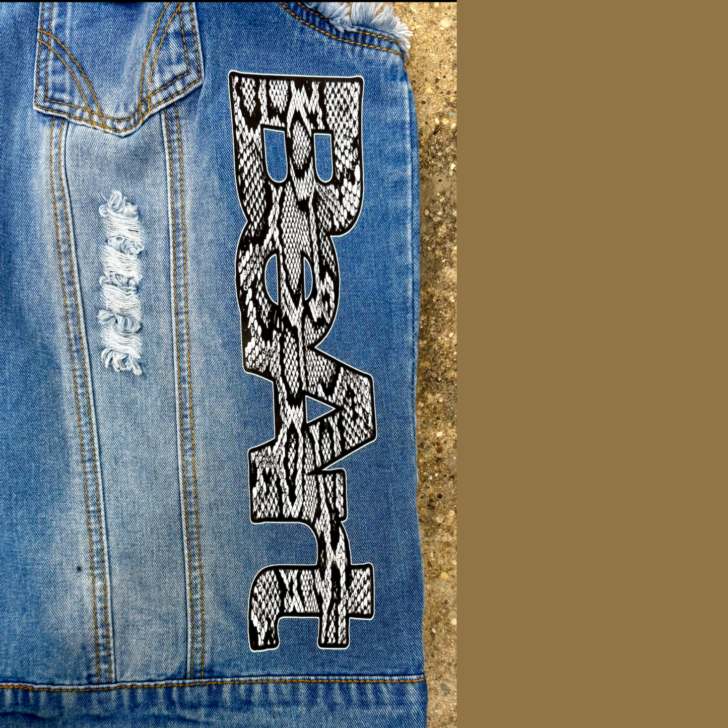 Dead Medusa Denim Vest