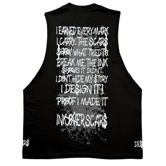Ink Over Scars Sleeveless T-Shirt