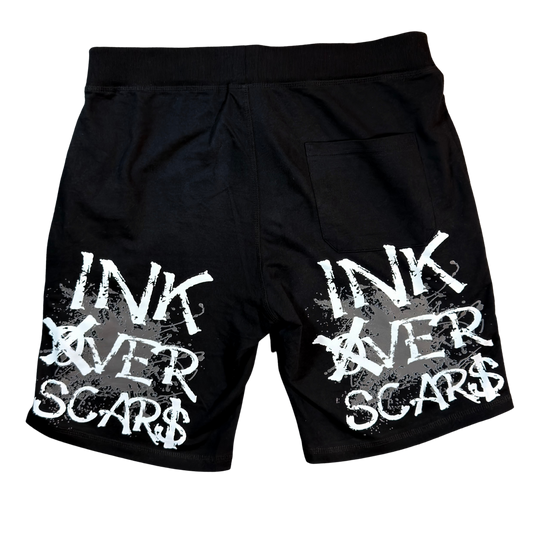 Ink Over Scars Drawstring Shorts
