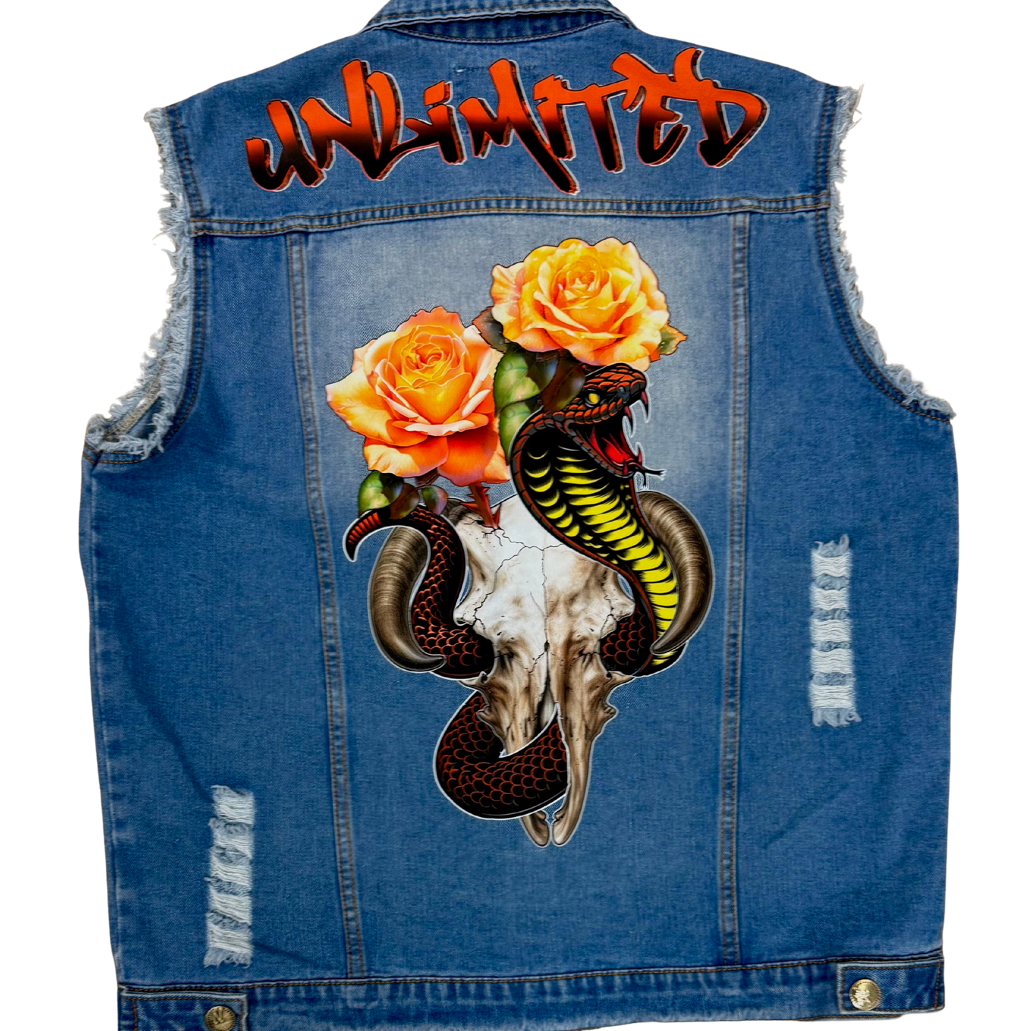 The Cobra Denim Vest