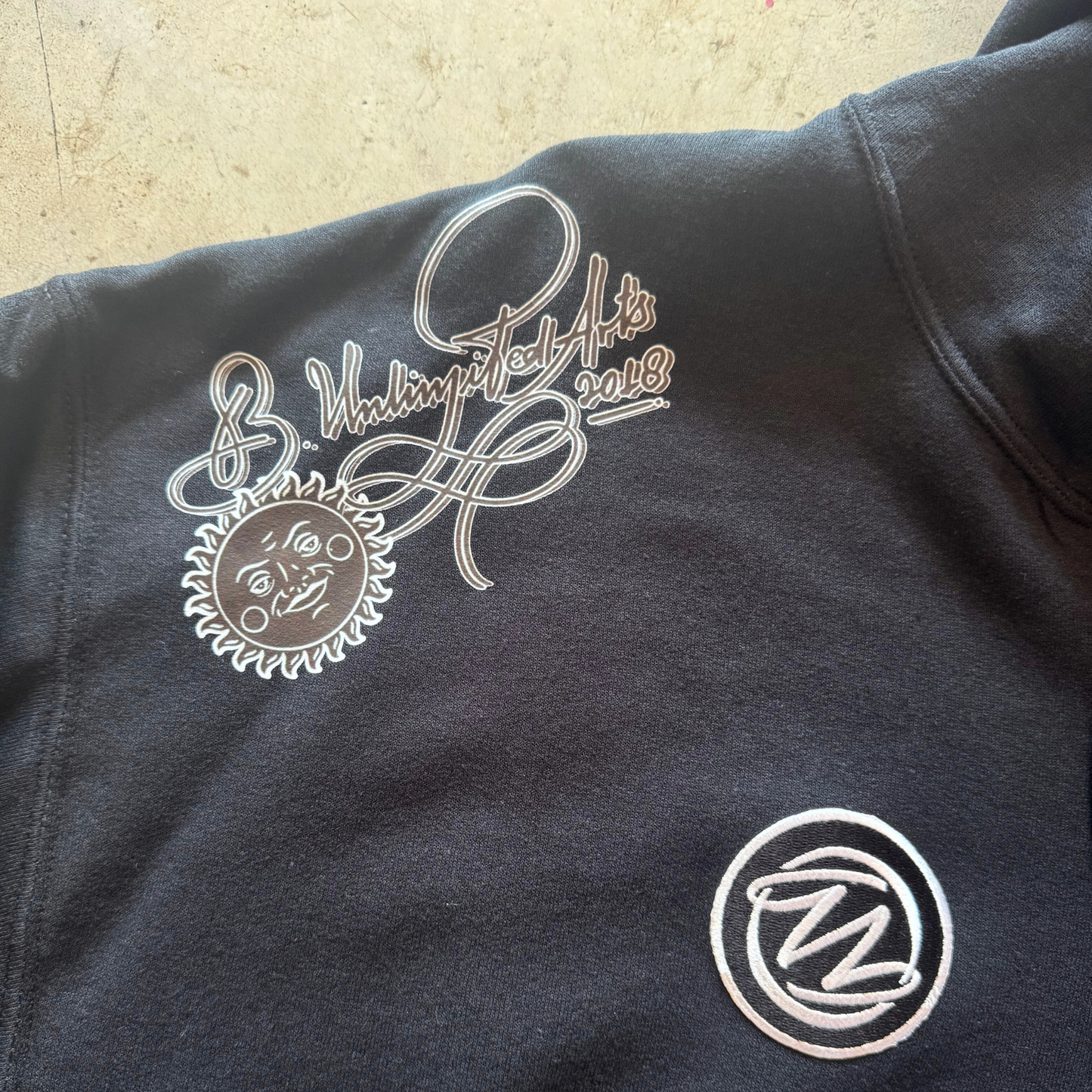 Ouija Spirit Board Zip Up Hoodie