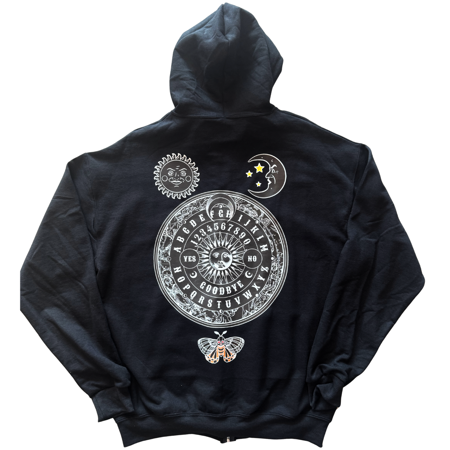 Ouija Spirit Board Zip Up Hoodie