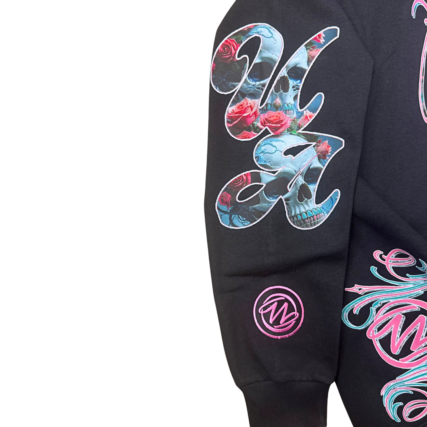 Underwater Pink Skull Hoodie