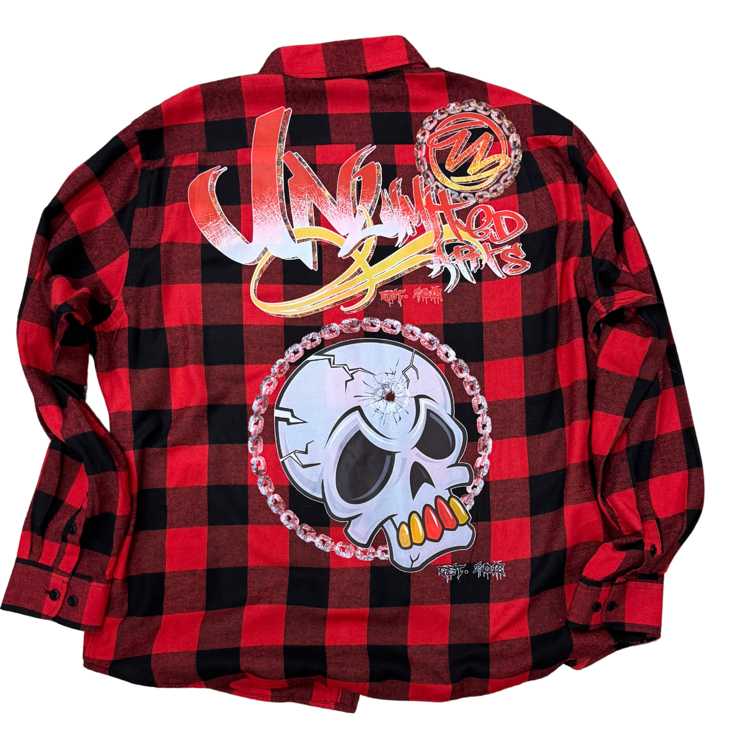 Be Art Buffalo Plaid Flannel- Red and Black