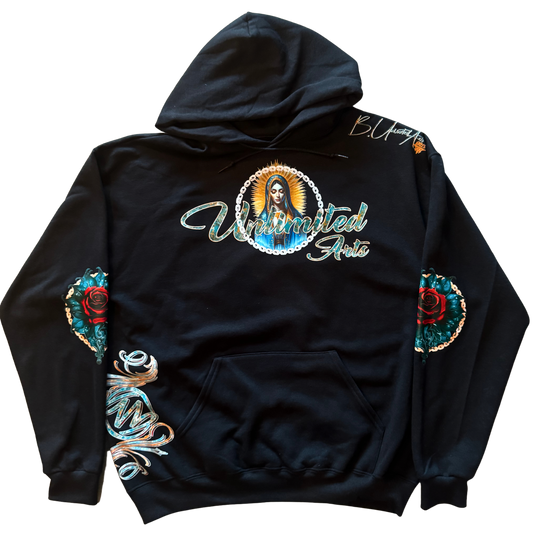 Santa Maria Unisex Pull Over Hoodie