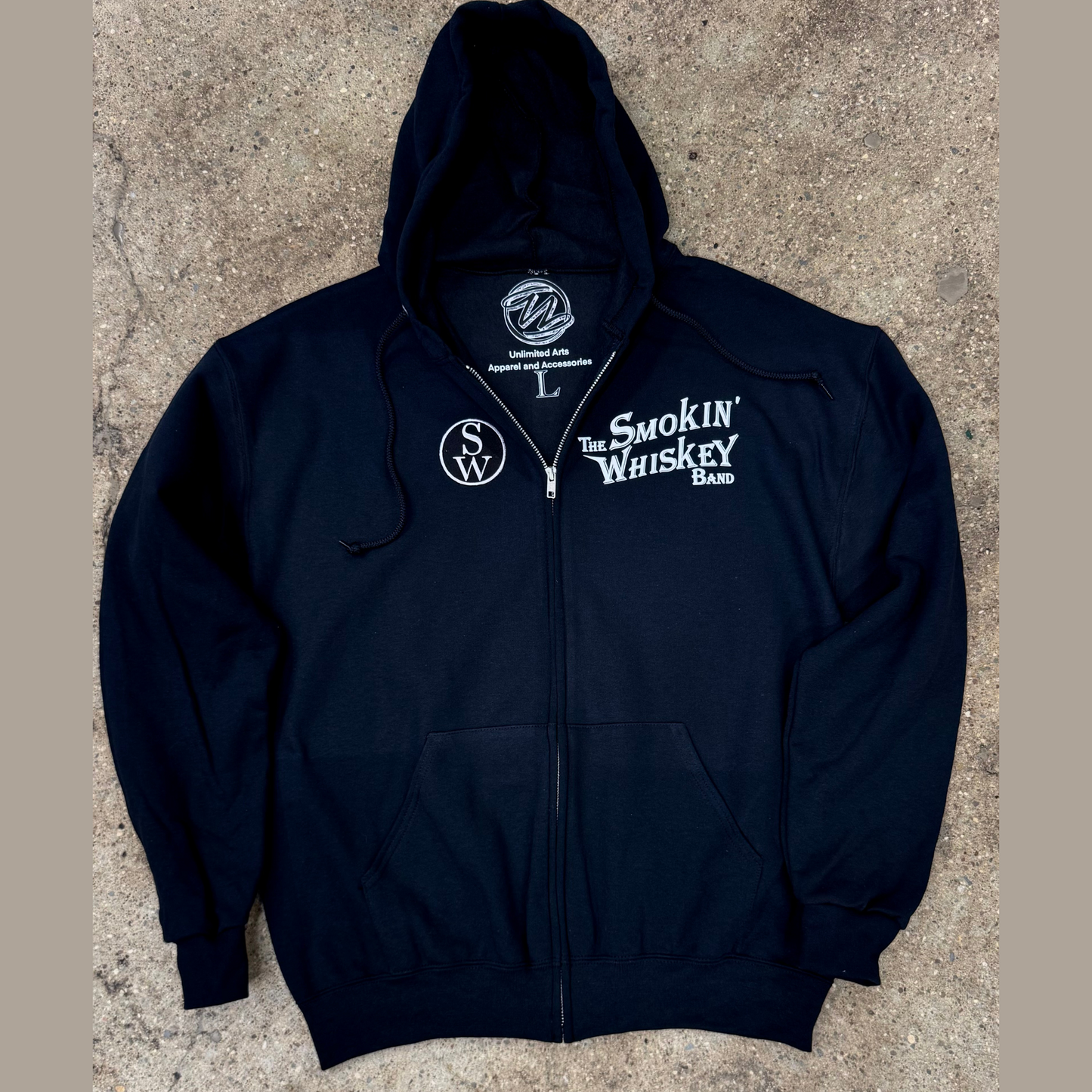 The Smokin' Whiskey Band Zip-Up Hoodie