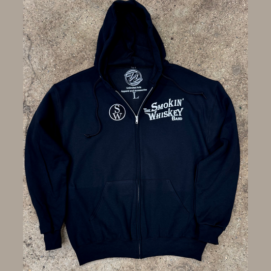The Smokin' Whiskey Band Zip-Up Hoodie