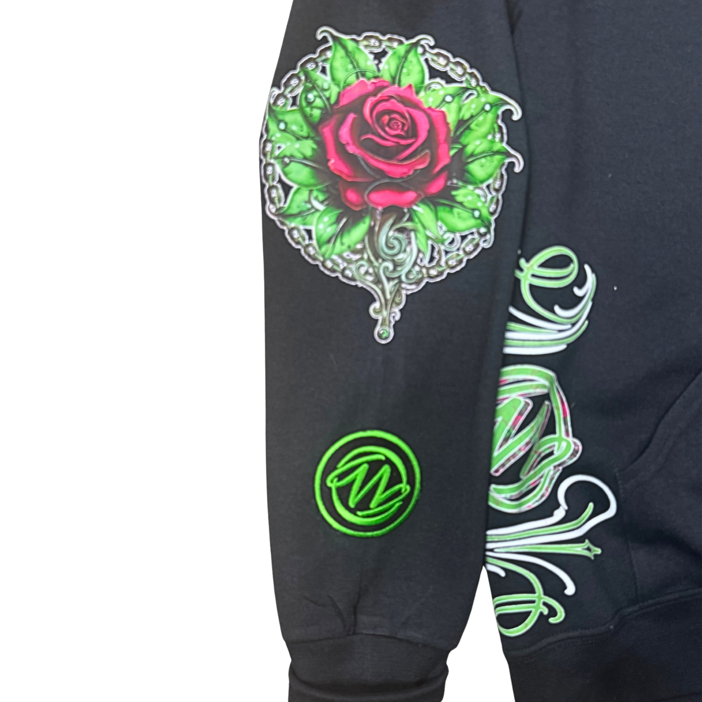 Bonez 'N Blossoms Unisex Pull Over Hoodie