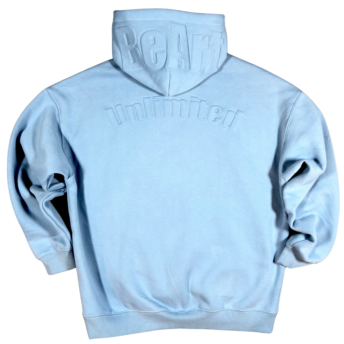EmBOSSed Essentials Pullover Hoodie Powder Blue