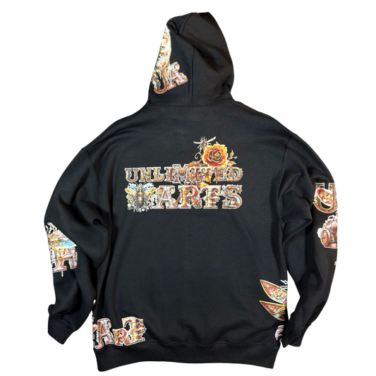 Unlimited Arts Steampunk Bunny Zip-Up Hoodie