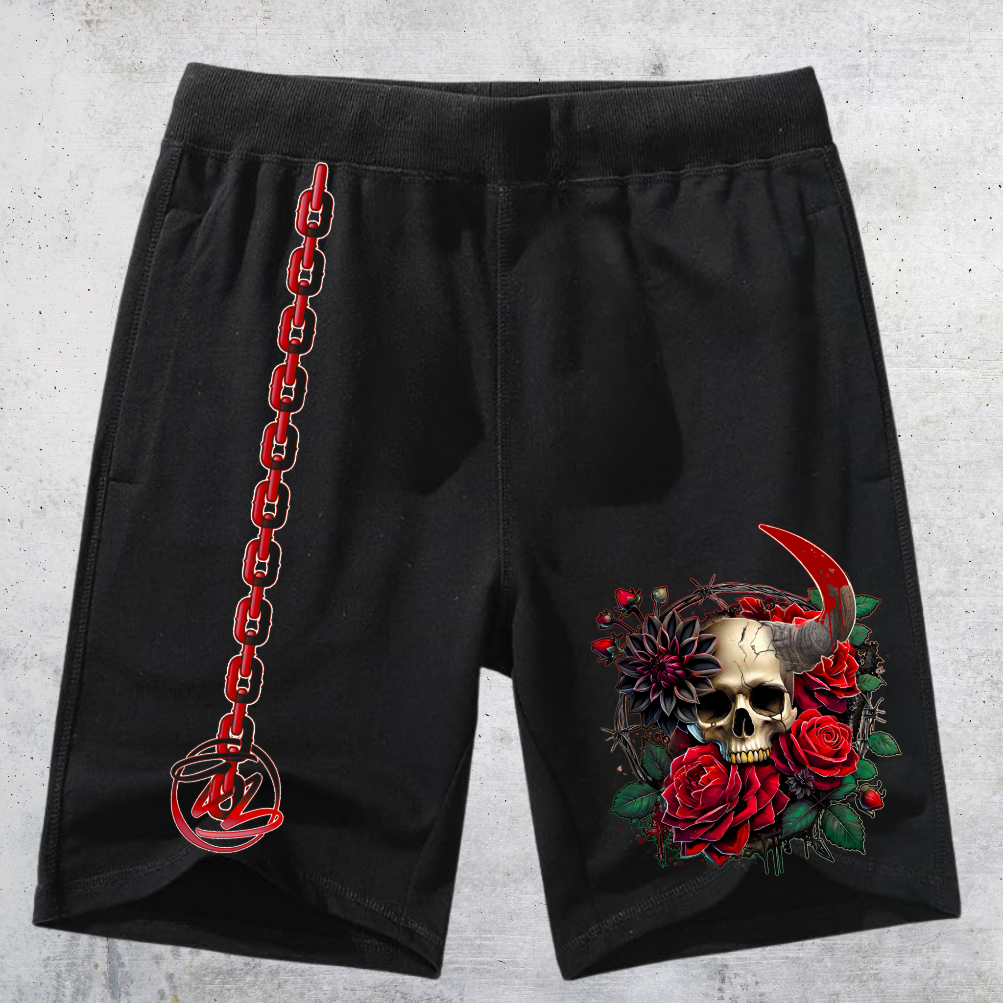 パンツ Yardsale Tijuana Sweat Shorts(Black/Red) Yardsale Tijuana Sweat Shorts(Black/Red) メンズ
