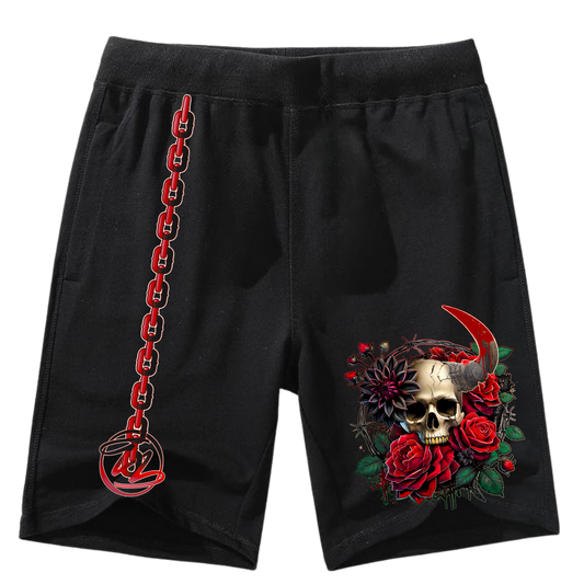 Year of the Snake Shorts- Red