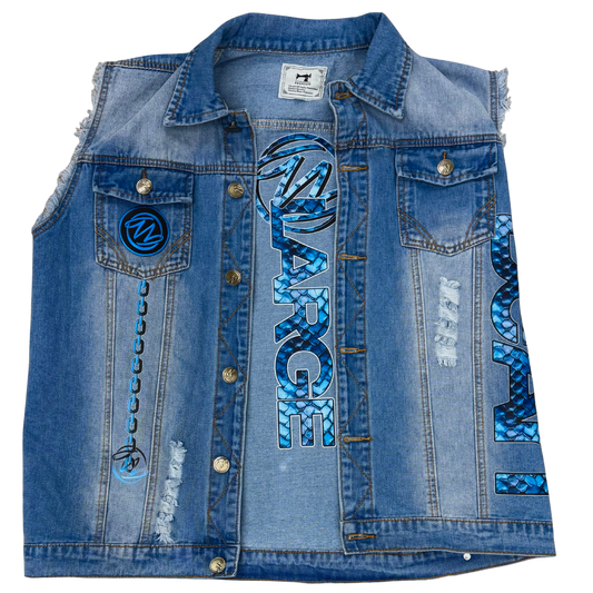 Year of the Snake Denim Vest
