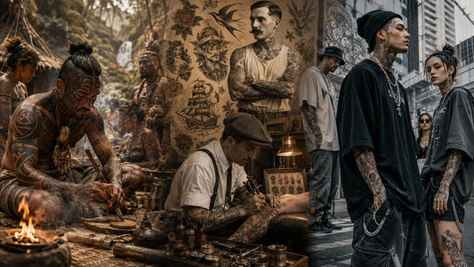 The Evolution of Tattoos: From Ancient Rituals to Modern Streetwear and Fashion Culture