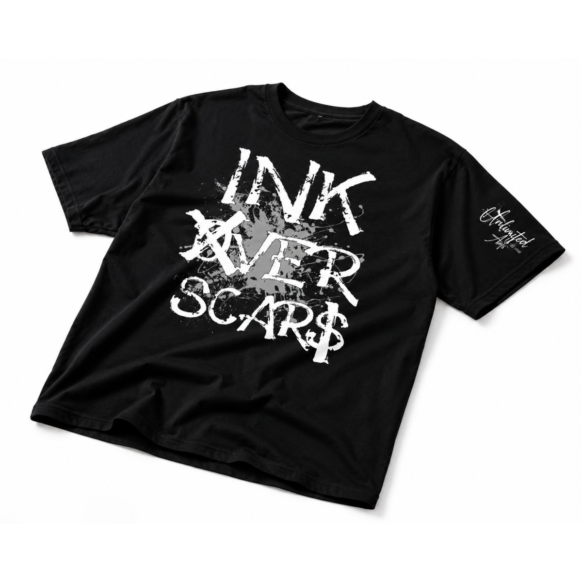 Black Ink Over Scars T-shirt