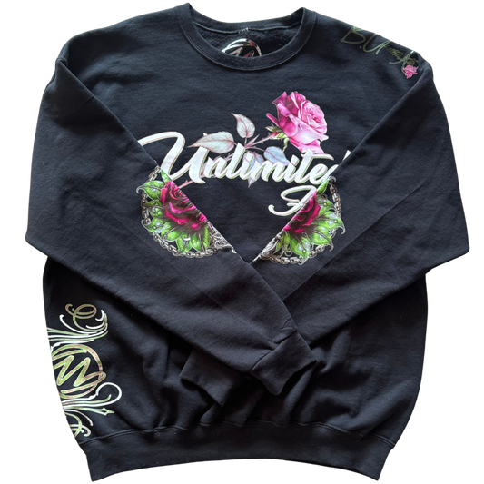 Bonez 'N Blossoms Unisex Crewneck Sweatshirt