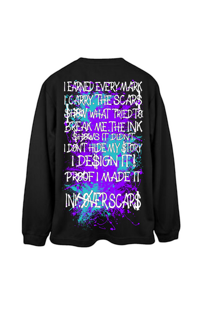 Ink Over Scars Suicide Awareness Oversized Long Sleeve