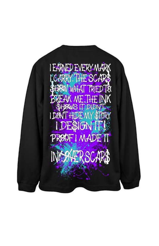 Ink Over Scars Suicide Awareness Oversized Long Sleeve