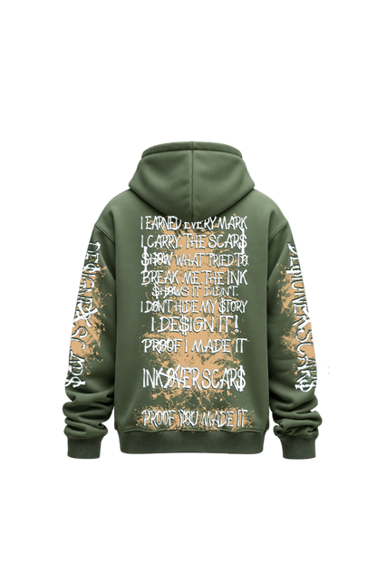 Battle worn green