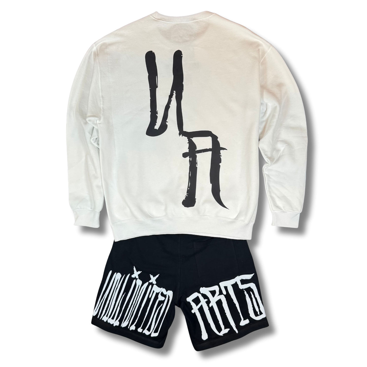 Unlimited Scrawl Crewneck Matching Set