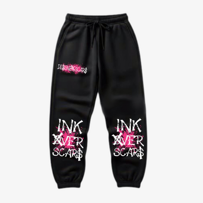 Ink Over Scars Sweatpants- Pink Edition