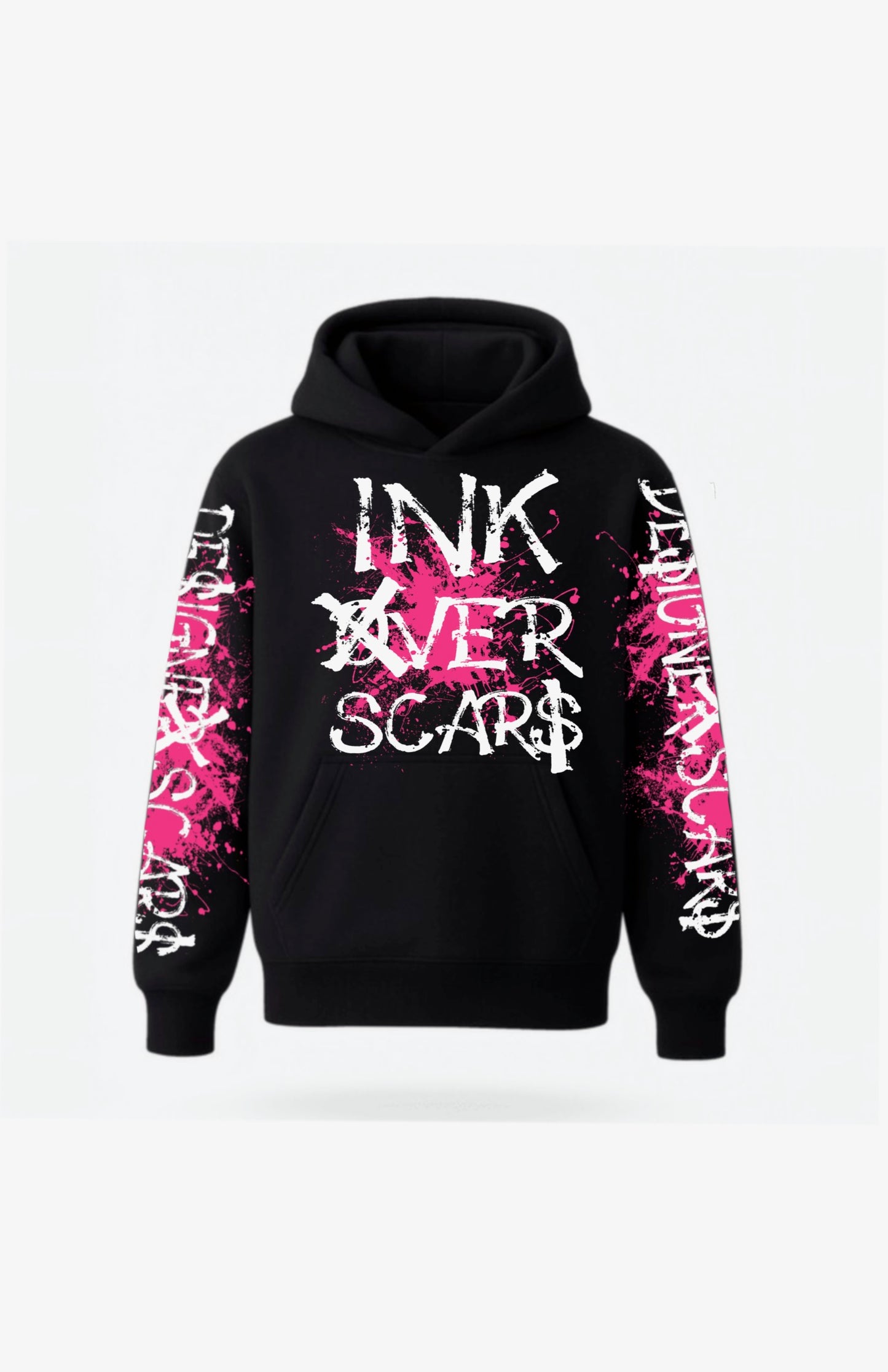 INK OVER SCARS – PINK EDITION HOODIE