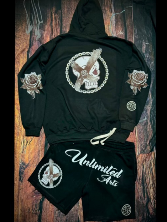 Unlimited Arts Sweat Suit - Shorts and Hoodie