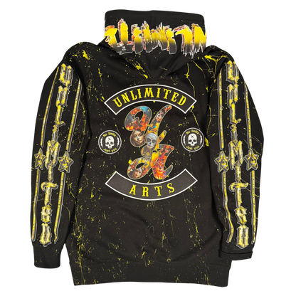 Unlimited Exclusive Zip-Up Hoodie- Yellow