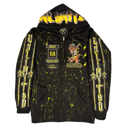 Unlimited Exclusive Zip-Up Hoodie- Yellow