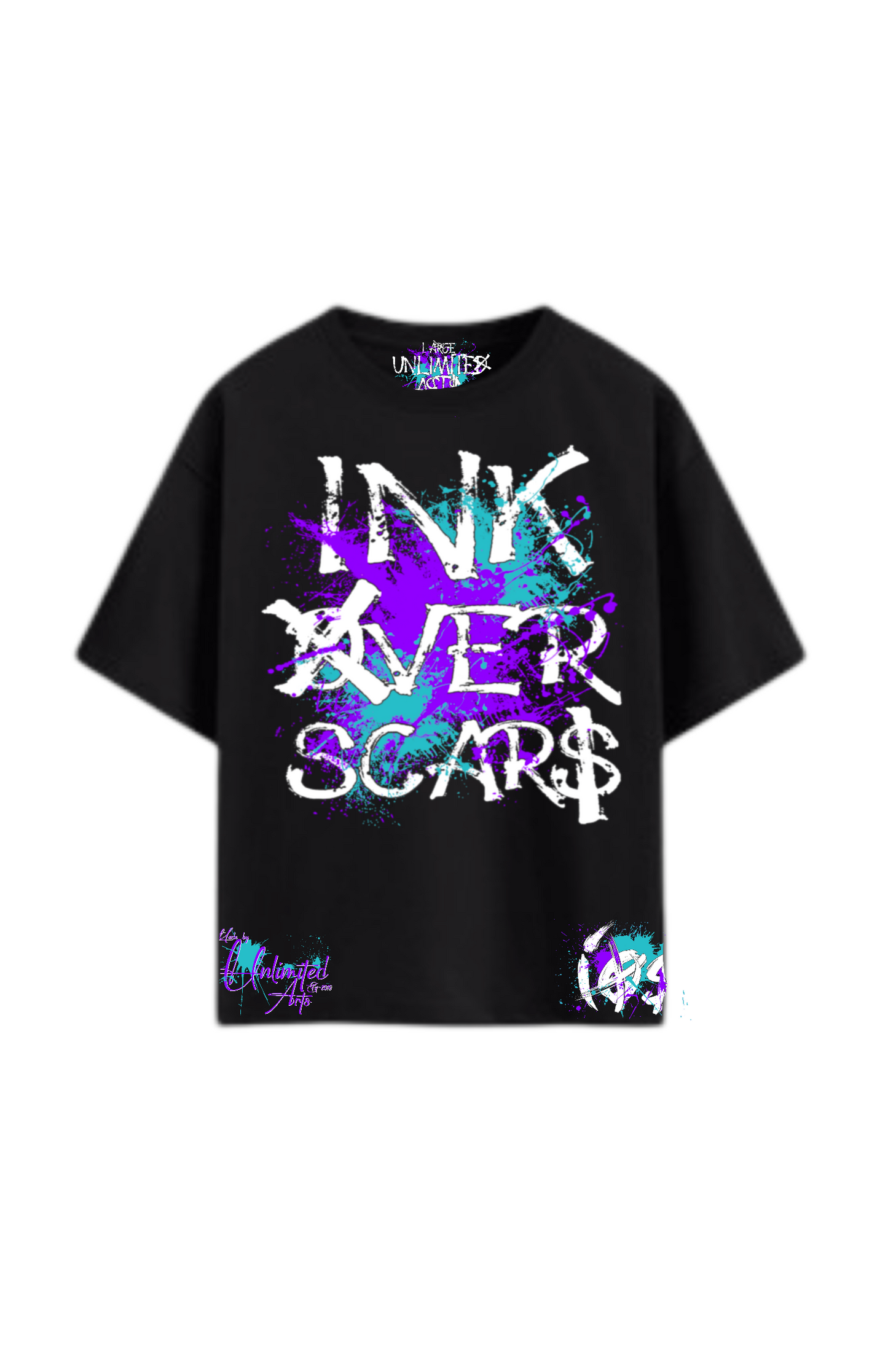 Ink Over Scars Suicide Awareness Oversized Tee