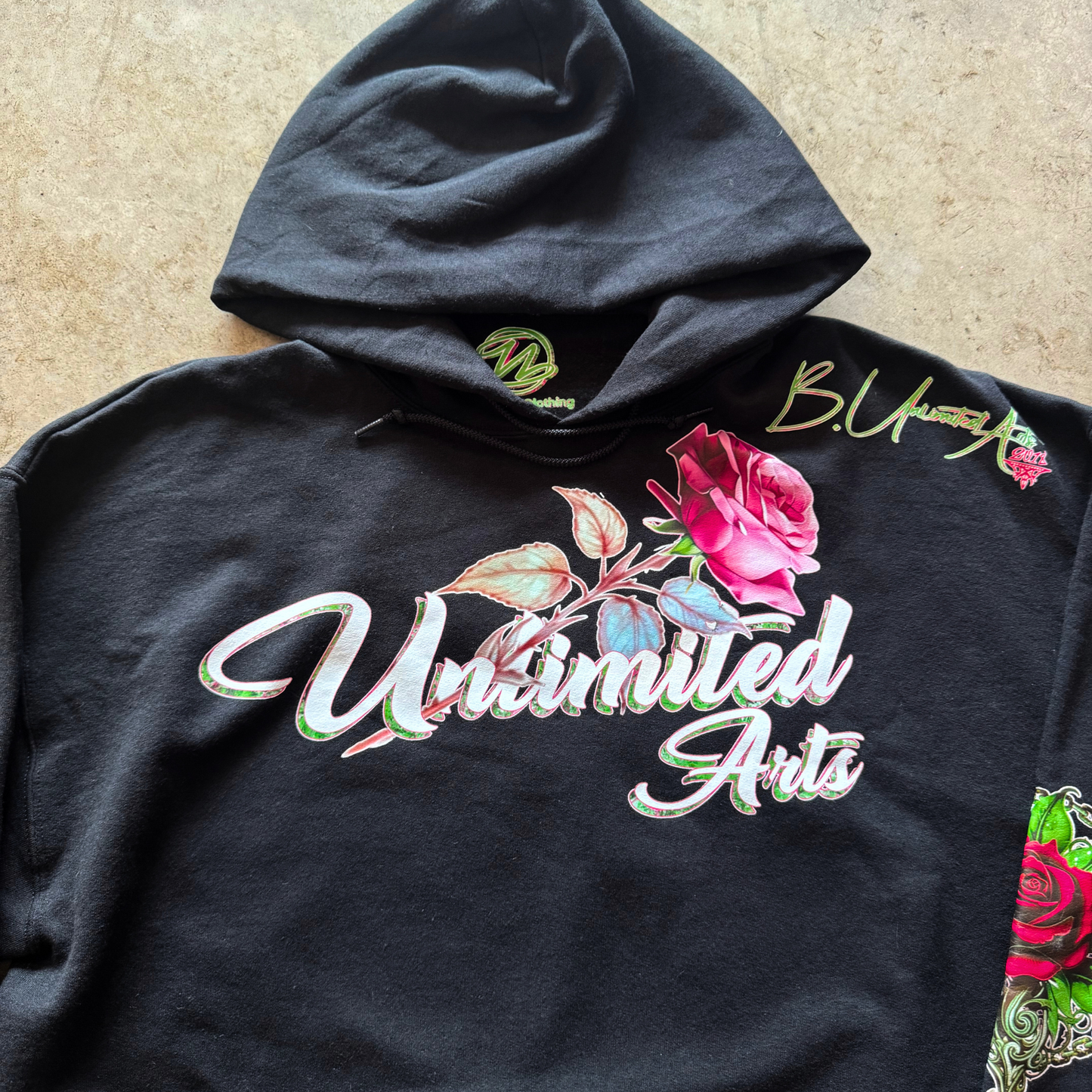 Bonez 'N Blossoms Unisex Hoodie