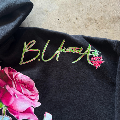 Bonez 'N Blossoms Unisex Pull Over Hoodie