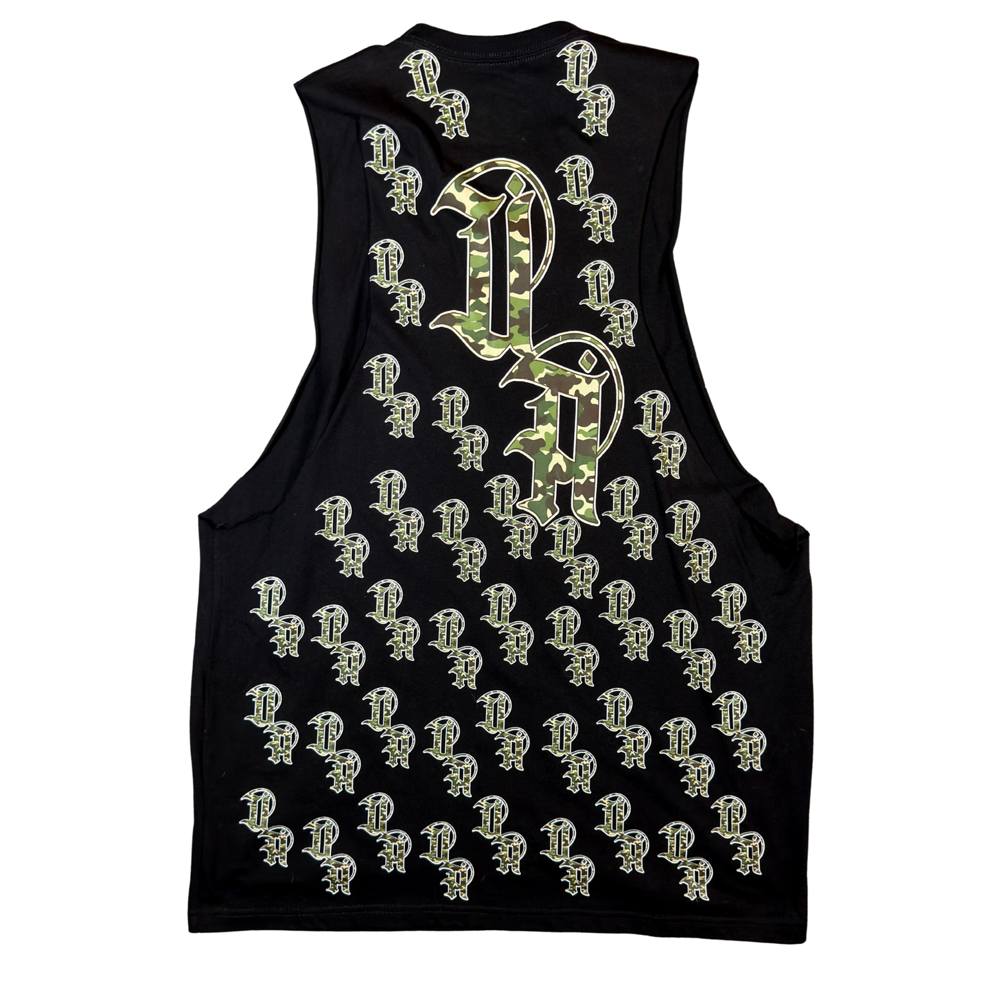Unlimited Arts Camo Allover Sleeveless Tee
