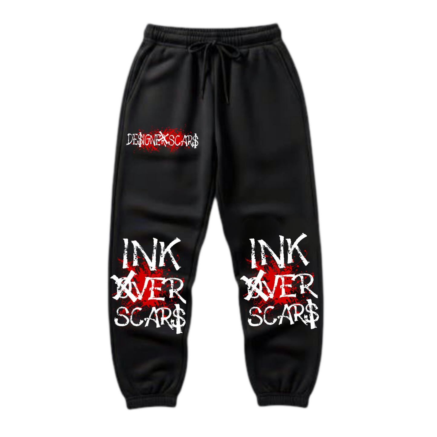 Ink over Scars red sweatpants edition