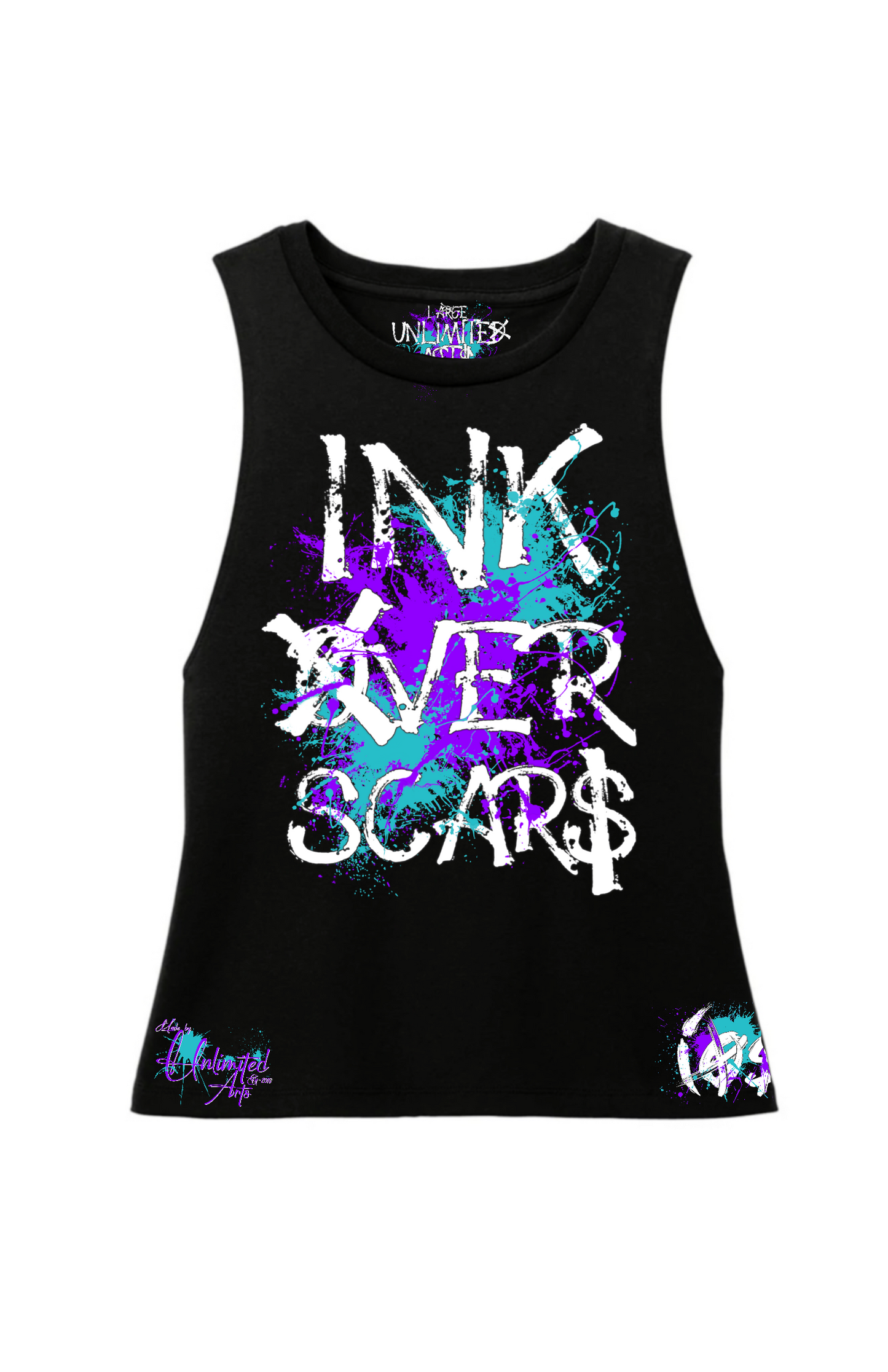 Ink Over Scars Suicide Awareness Women’s Muscle Tank