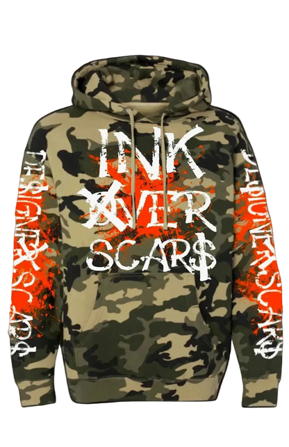 Ink Over Scars Hoodie- Camo Edition